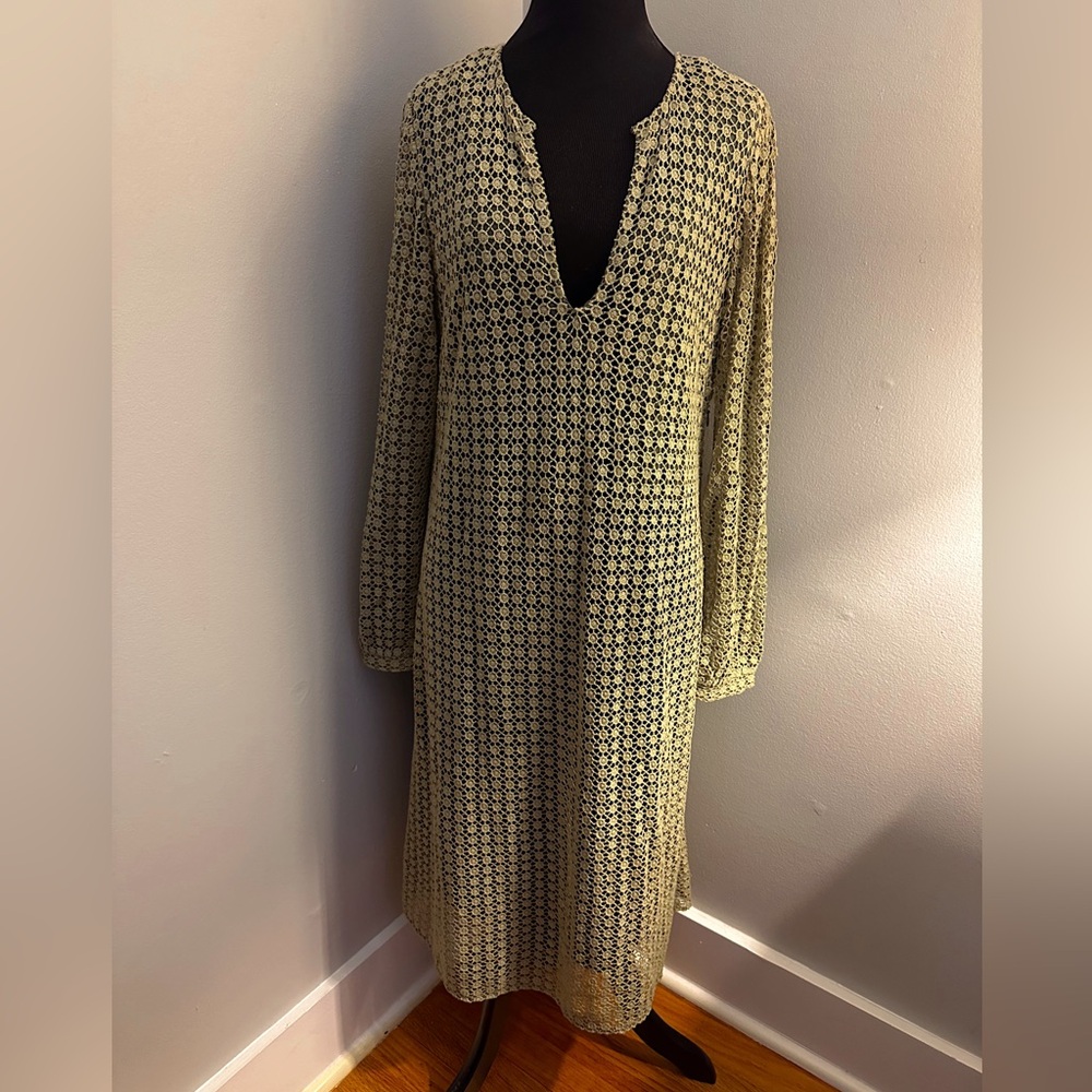 Dorothee Schumacher Green Lace Midi Dress size 4